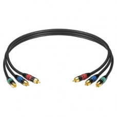 Black Box Component Video Cable - RCA Male Video - RCA Male Video - 50ft EJ517-0050