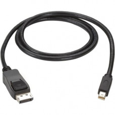 Black Box Mini DisplayPort to DisplayPort Cable, MM, 10-ft. (3.0-m) - 10 ft DisplayPort/Mini DisplayPort A/V Cable for Notebook, Audio/Video Device - First End: 1 x DisplayPort Male Digital Audio/Video - Second End: 1 x Mini DisplayPort Male Digital Audio