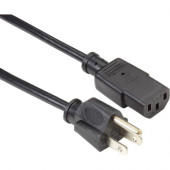 Black Box EPXR19 Standard Power Cord - For PC, Monitor - 125 V AC Voltage Rating - 10 A Current Rating - Black EPXR19