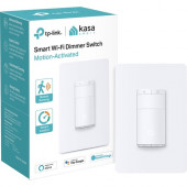 TP-Link Kasa Smart Wi-Fi Light Switch, Motion-Activated - Button Switch - Light Control - Alexa, Google Assistant, SmartThings Supported - 120 V AC - 150 W, 300 W ES20M