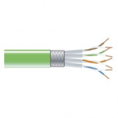 Black Box Cat.6 SSTP Network Cable - 1000 ft Category 6 Network Cable for Network Device - Bare Wire - Bare Wire - Shielding - Green EVNSL0272GN-1000