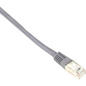 Black Box Cat6 250-MHz Shielded, Stranded Cable SSTP (PIMF), PVC, Gray, 5-ft. (1.5-m) - 4.92 ft Category 6 Network Cable for Network Device - First End: 1 x RJ-45 Male Network - Second End: 1 x RJ-45 Male Network - 128 MB/s - Shielding - Gray EVNSL0272GY-