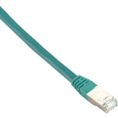 Black Box Cat.6 FTP Network Cable - Category 6 for Network Device - Patch Cable - 30 ft - 1 x RJ-45 Male Network - 1 x RJ-45 Male Network - Shielding - Green EVNSL0273GN-0030