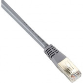 Black Box CAT5e 350-MHz, Shielded, Solid Backbone Cable (FTP), PVC, Gray, 25-ft. (7.6-m) - 25 ft Category 5e Network Cable for Network Device - First End: 1 x RJ-45 Male Network - Second End: 1 x RJ-45 Male Network - Patch Cable - Shielding - Gray EVNSL05