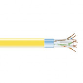 Black Box Cat.6 STP Cable - Bare Wire - Bare Wire - 1000ft - Yellow - RoHS, TAA Compliance EVNSL0614A-1000