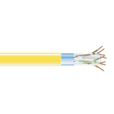 Black Box Cat.6 STP Cable - Bare Wire - Bare Wire - 1000ft - Yellow - RoHS, TAA Compliance EVNSL0614A-1000