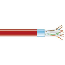 Black Box Cat.6 STP Bulk Cable - Bare Wire - Bare Wire - 1000ft - Red - RoHS, TAA Compliance EVNSL0616A-1000