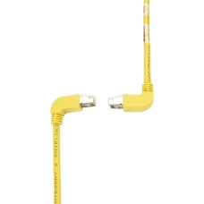 Black Box SpaceGAIN CAT.6 S/FTP Patch Network Cable - 1 ft Category 6 Network Cable for Network Device, Switch, Desktop Computer, Patch Panel, Wallplate - First End: 1 x RJ-45 Male Network - Second End: 1 x RJ-45 Male Network - Patch Cable - Shielding - Y