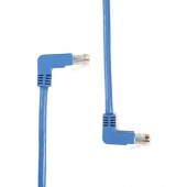 Black Box SpaceGAIN Cat.6 Network Cable - 3 ft Category 6 Network Cable for Network Device - First End: 1 x RJ-45 Male Network - Second End: 1 x RJ-45 Male Network - Patch Cable - Gold Plated Contact - Blue EVNSL216-0003-90DU