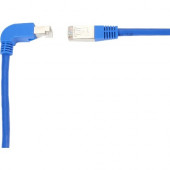 Black Box SpaceGAIN Cat.6 S/FTP Patch Network Cable - 3 ft Category 6 Network Cable for Patch Panel, Switch, Network Device, Wallplate - First End: 1 x RJ-45 Male Network - Second End: 1 x RJ-45 Male Network - Patch Cable - Shielding - 26 AWG - Blue EVNSL