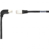 Black Box SpaceGAIN Cat.6 Network Cable - Category 6 Network Cable for Patch Panel, Network Device - First End: 1 x RJ-45 Male Network - Second End: 1 x RJ-45 Male Network - Patch Cable - Shielding - 26 AWG - Black EVNSL217S-0006-90DS