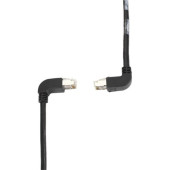 Black Box SpaceGAIN CAT.6 S/FTP Patch Network Cable - 15 ft Category 6 Network Cable for Network Device, Switch, Desktop Computer - First End: 1 x RJ-45 Male Network - Second End: 1 x RJ-45 Male Network - 128 MB/s - Patch Cable - Shielding - Black EVNSL21