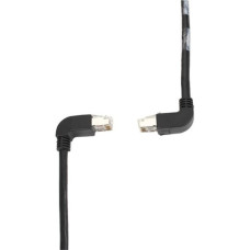 Black Box SpaceGAIN CAT.6 S/FTP Patch Network Cable - 15 ft Category 6 Network Cable for Network Device, Switch, Desktop Computer - First End: 1 x RJ-45 Male Network - Second End: 1 x RJ-45 Male Network - 128 MB/s - Patch Cable - Shielding - Black EVNSL21