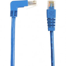Black Box SpaceGAIN Cat.5e UTP Patch Network Cable - 3 ft Category 5e Network Cable for Patch Panel, Network Device, Wallplate - First End: 1 x RJ-45 Male Network - Second End: 1 x RJ-45 Male Network - Patch Cable - Gold Plated Contact - 24 AWG - Blue EVN