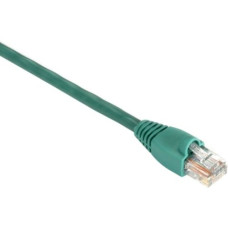 Black Box GigaBase 350 CAT5e Patch Cable, Snagless Boots, Green, 7-ft. (2.1-m), 25-Pack - 7 ft Category 5e Network Cable for Network Device - First End: 1 x RJ-45 Male Network - Second End: 1 x RJ-45 Male Network - Patch Cable - Gold Plated Contact - Gree