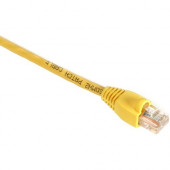 Black Box GigaBase Cat.5e Patch Network Cable - 20 ft Category 5e Network Cable for Network Device - First End: 1 x RJ-45 Male Network - Second End: 1 x RJ-45 Male Network - 1 Gbit/s - Patch Cable - Gold Plated Contact - 24 AWG - Yellow - 25 EVNSL84-0020-