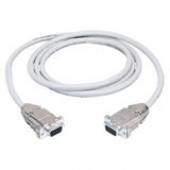 Black Box Serial Null-Modem Cable - DB-9 Female Serial - DB-9 Female Serial - 15ft - Gray EYN257T-0015-FF