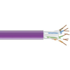 Black Box GigaTrue 550 CAT6, 550-MHz Solid Bulk Cable, PVC, Violet, 1000-ft. (304.8-m) - 1000 ft Category 6 Network Cable for Network Device - Bare Wire - Bare Wire - Violet - TAA Compliance EYN864A-PB-1000