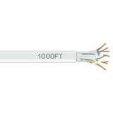 Black Box GigaTrue 550 Cat.6 Bulk Cable - Bare Wire - Bare Wire - 1000ft - White - TAA Compliance EYN874A-PB-1000