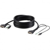 Belkin TAA DVI/USB/AUD SKVM CBL, DVI-D M/M; USB A/B, 6'' - 6 ft KVM Cable for Computer, Server, KVM Switch, Keyboard/Mouse - First End: 1 x DVI-D (Dual-Link) Male Digital Video, First End: 1 x Type A Male USB, First End: 1 x Mini-phone Mal