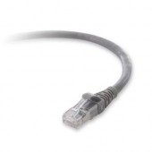 Belkin Cat. 6a Patch Cable - RJ-45 Male - RJ-45 Male - 14ft - Gray - TAA Compliance F2CP003-14GY-LS