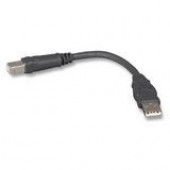 Belkin Pro Series USB 2.0 Device Cable - Type A Male - Type B Male - 6" - Black F3U133-06INCH