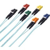 Panduit Opti-Core Fiber Optic Patch Network Cable - 6.60 ft Fiber Optic Network Cable for Network Device - First End: 2 x LC Male Network - Second End: 2 x LC Male Network - Patch Cable - 50/125 &micro;m - White, Orange - TAA Compliance F5E10P-10M2