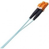 Panduit Fiber Optic Duplex Network Cable - 6.56 ft Fiber Optic Network Cable - First End: 2 x LC Male Network - Second End: 2 x LC Male Network - Patch Cable - 50/125 &micro;m - Orange - 1 - TAA Compliance F5E10B-10BM2