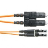 Panduit Fiber Optic Duplex Patch Network Cable - 62.34 ft Fiber Optic Network Cable for Network Device - First End: 2 x LC Male Network - Second End: 2 x SC Male Network - Patch Cable - Orange - 1 Pack F62ERLNSNSNM019