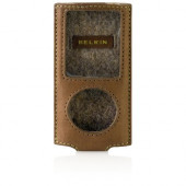 Belkin Eco-Conscious Sleeve for iPod - Leather - Walnut F8Z383-WNT