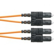 Panduit Fiber Optic Duplex Patch Network Cable - 19.69 ft Fiber Optic Network Cable for Network Device - First End: 2 x SC Male Network - Second End: 2 x SC Male Network - Patch Cable - Orange - 1 Pack F523LSNSNSNM006