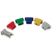 Black Box Modular Network Adapter - 1 Pack - 1 x DB-9 Male Serial - 1 x RJ-45 Female Network - Gray FA4509M