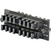 Panduit Opticom Network Patch Panel - 16 Port(s) - Black - TAA Compliance FAPH1612BLMPO