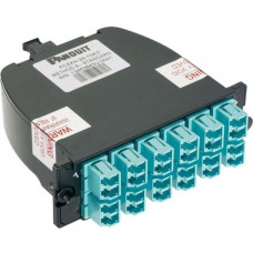 Panduit Fiber Optic Duplex Network Adapter - 1 Pack - 2 x LC Male Network - MPO Male Network FC2ZO-12-10AS