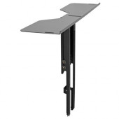 Milestone Av Technologies Chief Fusion FCA503 - Mounting component (shelf) for AV System - black - screen size: 32"-65" - above the screen - for Fusion Large Manual Height Adjustable Mobile Cart LPAUB, LCM1U, MCM1U - TAA Compliance FCA503
