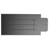 Milestone Av Technologies Chief Fusion FCAX08 - Mounting component (extension brackets) for flat panel - black (pack of 2) - for Chief FUSION LBM2X2UP, LBM3X2UP, LCM1U, LCM1UP, LCM2X2U, LCM3X1U, LCM3X2U, LVM3X1UP - TAA Compliance FCAX08