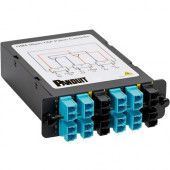 Panduit Network Patch Panel - 4 Port(s) - 4 x Duplex FCT-7ZC