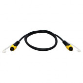 Qvs Toslink Digital Optical Audio Cable - 6 ft Fiber Optic Audio Cable for Gaming Console, Audio Device - First End: 1 x Toslink Male Digital Audio - Second End: 1 x Toslink Male Digital Audio FCTK-06