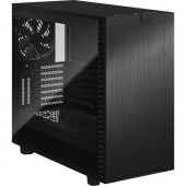 Fractal Design Define 7 Computer Case - Mid-tower - Black - Steel, Aluminium, Tempered Glass - 9 x Bay - 4 x 4.72" x Fan(s) Installed - 0 - ATX, EATX, Mini ATX, Mini ITX Motherboard Supported - 29.65 lb - 9 x Fan(s) Supported - 1 x Internal 5.25"