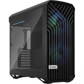Fractal Design Torrent Black TG Light Tint - Black - Tempered Glass, Steel - 6 x Bay - 5 x 7.09" , 5.51" x Fan(s) Installed - 0 - ATX, EATX, Micro ATX, ITX, SSI EEB, SSI CEB Motherboard Supported - 7 x Fan(s) Supported - 0 x External 5.25" 