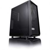 Fractal Design Meshify C Window Computer Case - Mid-tower - Black - Tempered Glass - 5 x Bay - 2 x 4.72" x Fan(s) Installed - ATX, Micro ATX, ITX Motherboard Supported - 17.42 lb - 7 x Fan(s) Supported - 2 x Internal 3.5" Bay - 3 x Internal 2.5&
