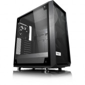 Fractal Design Meshify C-TG Computer Case - Mid-tower - Black - Tempered Glass, Steel, Rubber - 5 x Bay - 2 x 4.72" x Fan(s) Installed - 0 - ATX, Micro ATX, Mini ITX, ITX Motherboard Supported - 14.22 lb - 7 x Fan(s) Supported - 2 x Internal 3.5"