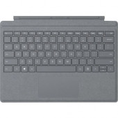 Microsoft Signature Type Cover Keyboard/Cover Case Tablet - Platinum - Stain Resistant, Damage Resistant - Alcantara - 0.2" Height x 11.6" Width x 8.5" Depth - TAA Compliance FFQ-00001
