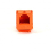 Black Box Telephone Jack - RJ11, USOC - 1 Pack - 1 x RJ-11 Female - Orange - TAA Compliant FMT244