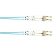 Black Box 10-GbE 50-Micron Multimode Value Line Patch Cable, LC-LC, 1-m (3.2-ft.) - 3.28 ft Fiber Optic Network Cable for Network Device - First End: 2 x LC Male Network - Second End: 2 x LC Male Network - Patch Cable - 50/125 &micro;m - Aqua - RoHS C