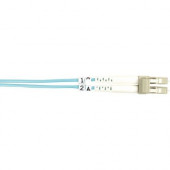 Black Box 10-GbE 50-Micron Multimode Value Line Patch Cable, LC-LC, 3-m (9.8-ft.) - 9.84 ft Fiber Optic Network Cable for Network Device - First End: 2 x LC Male Network - Second End: 2 x LC Male Network - Patch Cable - 50/125 &micro;m - Aqua - RoHS C