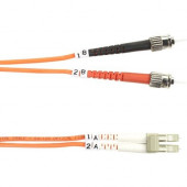 Black Box 50-Micron OM2 Multimode Fiber Optic Value Patch Cable - 6.56 ft Fiber Optic Network Cable for Network Device - First End: 2 x SC Male Network - Second End: 2 x LC Male Network - Patch Cable - 50/125 &micro;m - 1 Pack - RoHS Compliance FO50-0