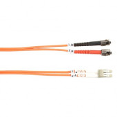 Black Box 62.5-Micron Multimode Value Line Patch Cable, ST-LC, 2-m (6.5-ft.) - 6.56 ft Fiber Optic Network Cable for Network Device - First End: 2 x ST Male Network - Second End: 2 x LC Male Network - Patch Cable - 1 Pack - RoHS Compliance FO625-002M-STLC