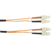 Black Box 62.5-Micron Multimode Value Line Patch Cable, SC-SC, 5-m (16.4-ft.) - 16.40 ft Fiber Optic Network Cable for Network Device - First End: 2 x SC Male Network - Second End: 2 x SC Male Network - Patch Cable - RoHS Compliance FO625-005M-SCSC