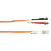 Black Box 62.5-Micron Multimode Value Line Patch Cable, ST-LC, 5-m (16.4-ft.) - 16.40 ft Fiber Optic Network Cable for Network Device - First End: 2 x ST Male Network - Second End: 2 x LC Male Network - Patch Cable - 62.5/125 &micro;m - RoHS Complianc